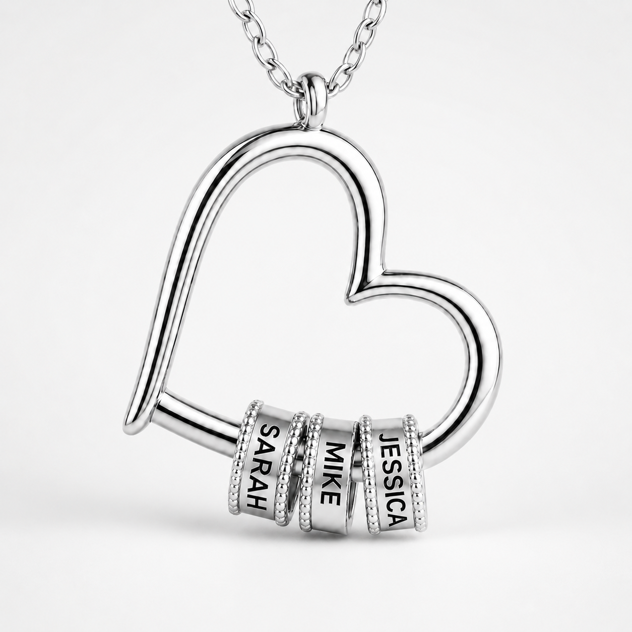 HeartBond™ Personalized Name Bead Necklace